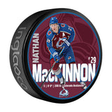 NHL Colorado Avalanche Nathan MacKinnon Hockey Puck, 6-oz