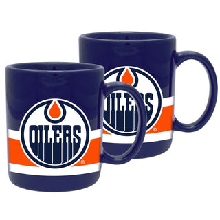 NHL Edmonton Oilers Ceramic Mug, 11-oz, 2-pk