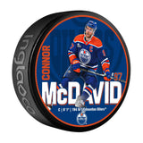 NHL Edmonton Oilers Connor McDavid Hockey Puck, 6-oz