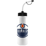 NHL Edmonton Oilers Officially Licensed Hockey Water Bottle, 1-L