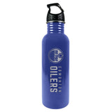 NHL Edmonton Oilers Stainless Steel Water Bottle, 25-oz