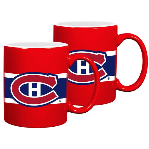 NHL Montreal Canadiens Ceramic Mug, 11-oz, 2-pk