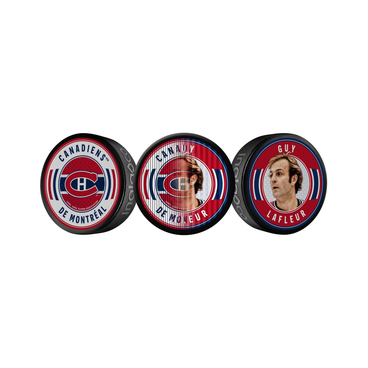 NHL Montreal Canadiens Guy Lafleur Dual-Image Lenticular Hockey Puck, 6-oz