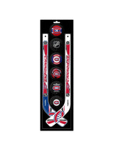 NHL Montreal Canadiens Mini Hockey Pucks & Sticks Set, 8-pcs