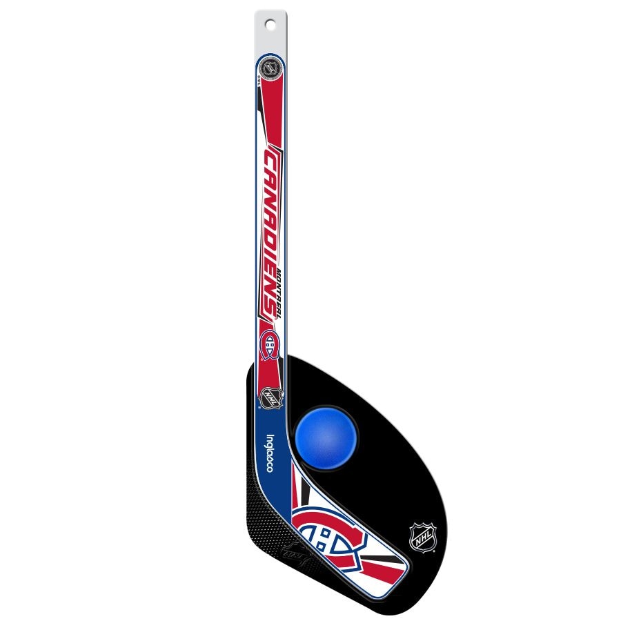 NHL Montreal Canadiens Mini Hockey Stick/Ball Set, All Ages