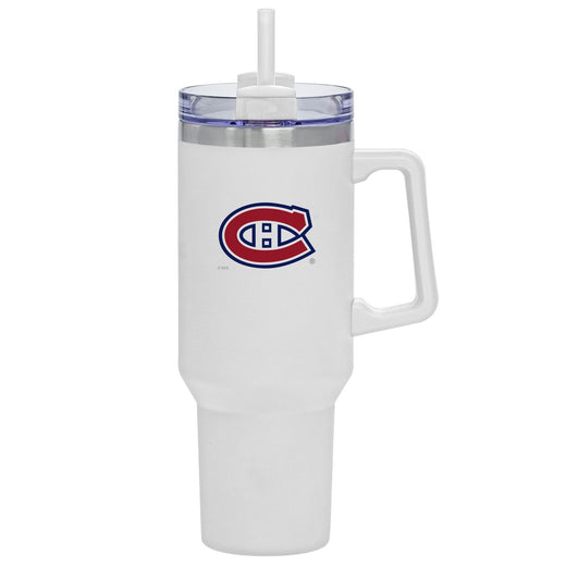 NHL Montreal Canadiens Travel Mug with Straw and Handle, 40-oz