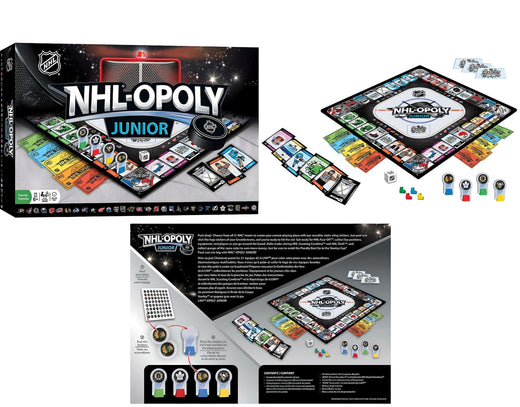 NHL-OPOLY Hockey-Themed Board Game for 2-4 Players