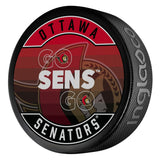 NHL Ottawa Senators Dual-Image Lenticular Hockey Puck, 6-oz