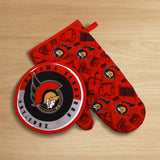 NHL Ottawa Senators Kitchen Oven Mitt Pot Holder Set, 2-pc image 4