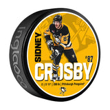 NHL Pittsburgh Penguins Sidney Crosby Hockey Puck, 6-oz