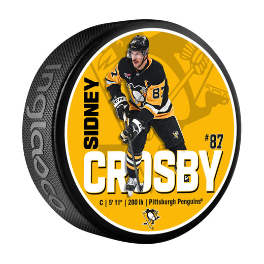 NHL Pittsburgh Penguins Sidney Crosby Hockey Puck, 6-oz