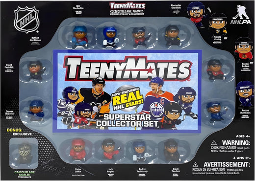NHL Teenymates Collectible Gift Set for Ages 4+, 1-in, 13-pc