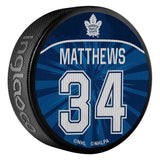NHL Toronto Maple Leafs Auston Matthews Dual Image Lenticular Puck, 6-oz