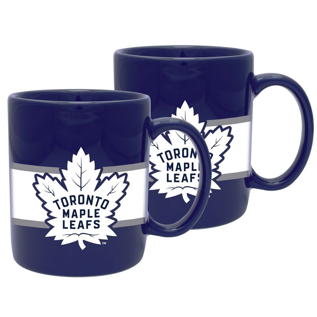 NHL Toronto Maple Leafs Ceramic Mug, 11-oz, 2-pk