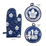 NHL Toronto Maple Leafs Kitchen Oven Mitt Pot Holder Set, 2-pc image 3