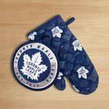 NHL Toronto Maple Leafs Kitchen Oven Mitt Pot Holder Set, 2-pc image 4
