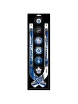 NHL Toronto Maple Leafs Mini Hockey Pucks & Sticks Set, 8-pcs