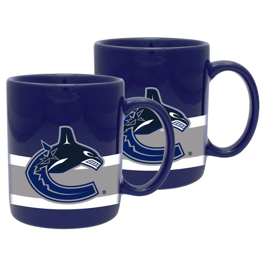 NHL Vancouver Canucks Ceramic Mug, 11-oz, 2-pk