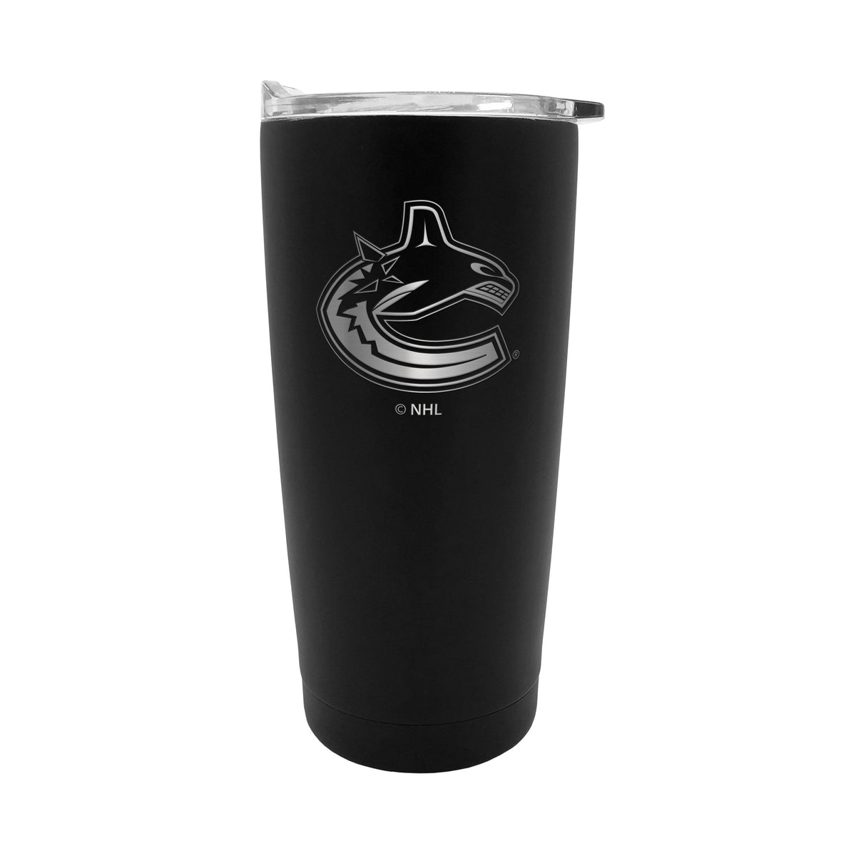 NHL Vancouver Canucks Executive Stainless Steel Insulated Travel Tumbler, Black, 20-oz