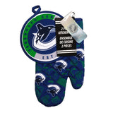 NHL Vancouver Canucks Kitchen Oven Mitt Pot Holder Set, 2-pc image 2
