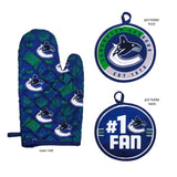 NHL Vancouver Canucks Kitchen Oven Mitt Pot Holder Set, 2-pc image 4