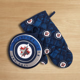 NHL Winnipeg Jets Kitchen Oven Mitt Pot Holder Set, 2-pc image 4