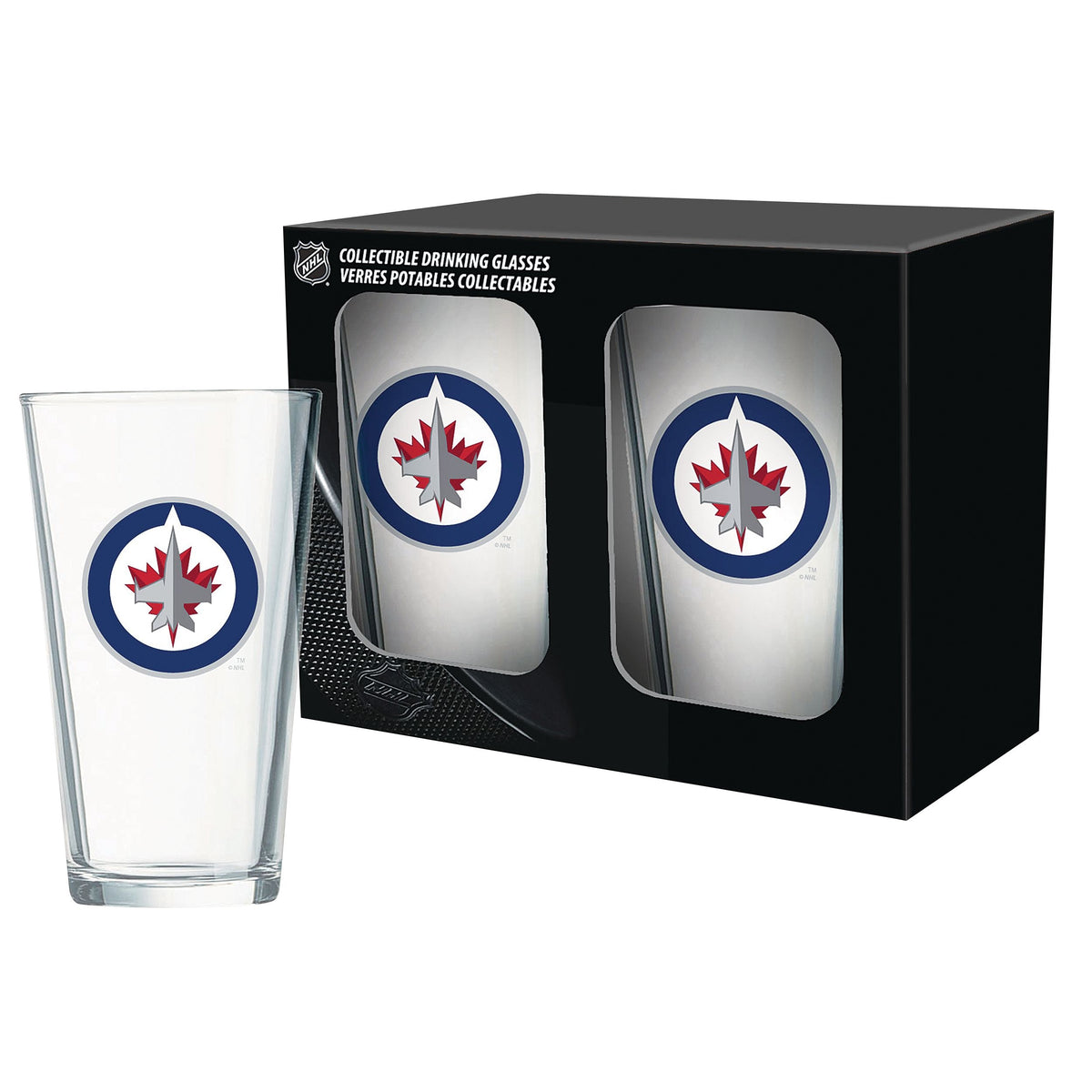 NHL Winnipeg Jets Mixing Pint Glass Box Set, 2-pk, 16-oz