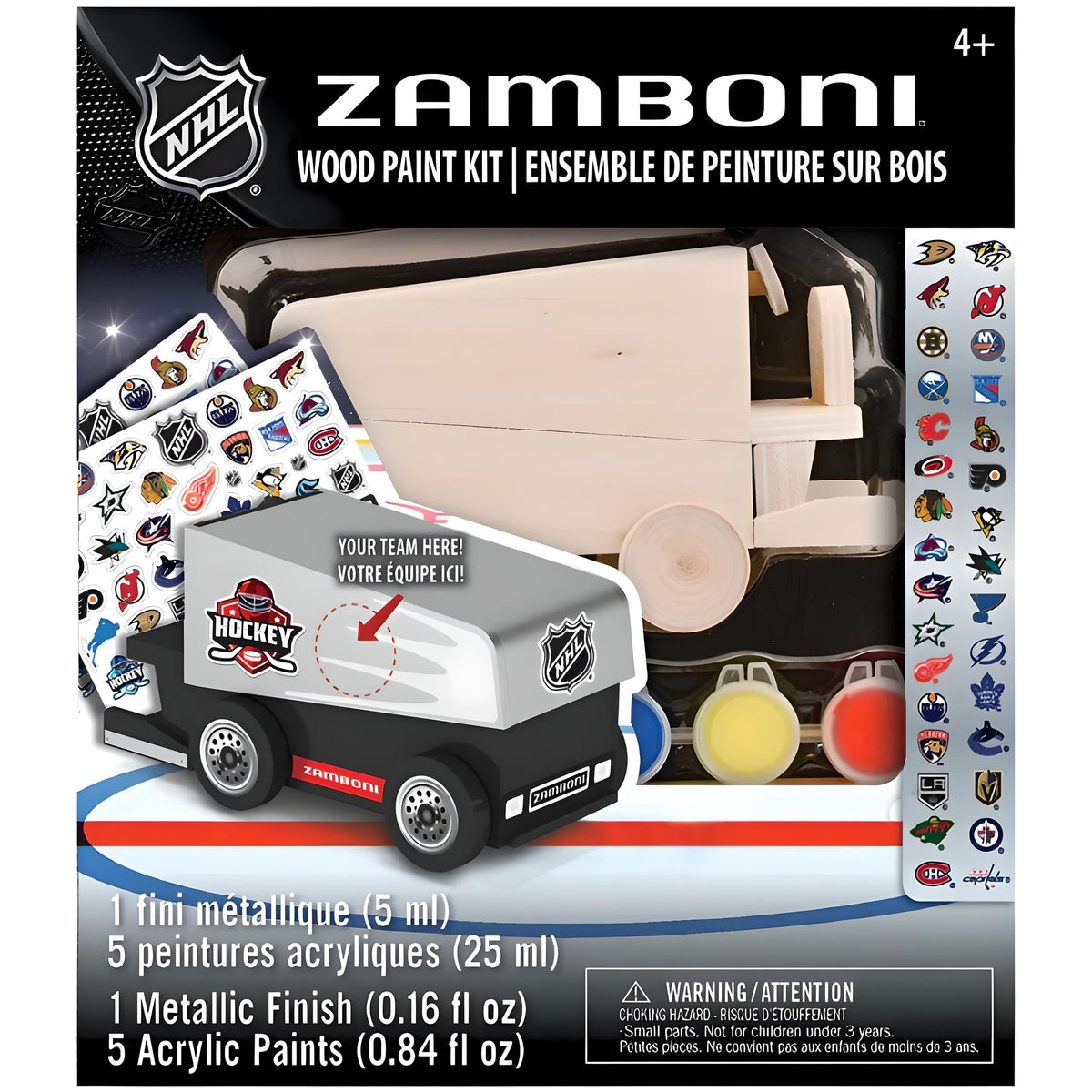 NHL Zamboni Craft Paint Kit