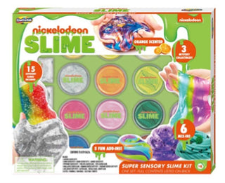 Nickelodeon Super Sensory Slime Kit with 6 Mix-ins