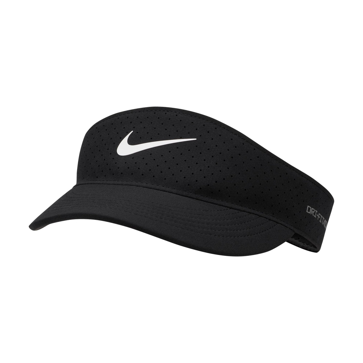 Nike Golf Dri-Fit Visor with Adjustable Closure, Men's/Women's Unisex, Black/White, One Size