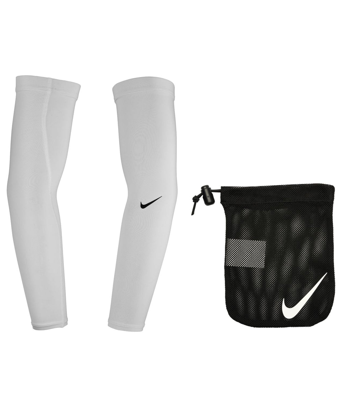 Nike UV 2.0 Golf Sleeve with Dri-Fit, White/Black, Medium/Large