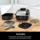 Ninja 6-in-1 indoor Grill and Cyclonic Air Fryer, 4-qt image 3
