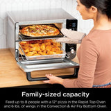 Ninja Double Door 12-in-1 Countertop Electric Convection Oven & Air Fryer with FLEXDOOR image 2