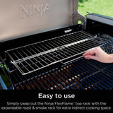 Ninja FlexFlame Upgrades Expandable Stainless Steel Roast & Smoke Rack image 2
