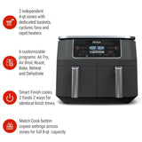 Ninja Foodi 2-Basket Air Fryer with 6 Cooking Functions, 8 Qt image 5
