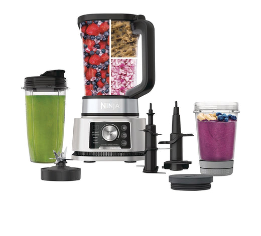 Ninja Foodi Power Blender & Processor System with Smoothie Bowl Maker & Nutrient Extractor, Silver, 1400W