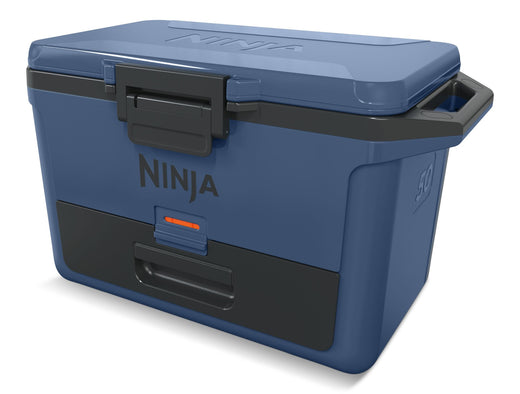 Ninja FrostVault 50-Quart Portable Hard Cooler with DryChill Drawer, Blue, 47-L