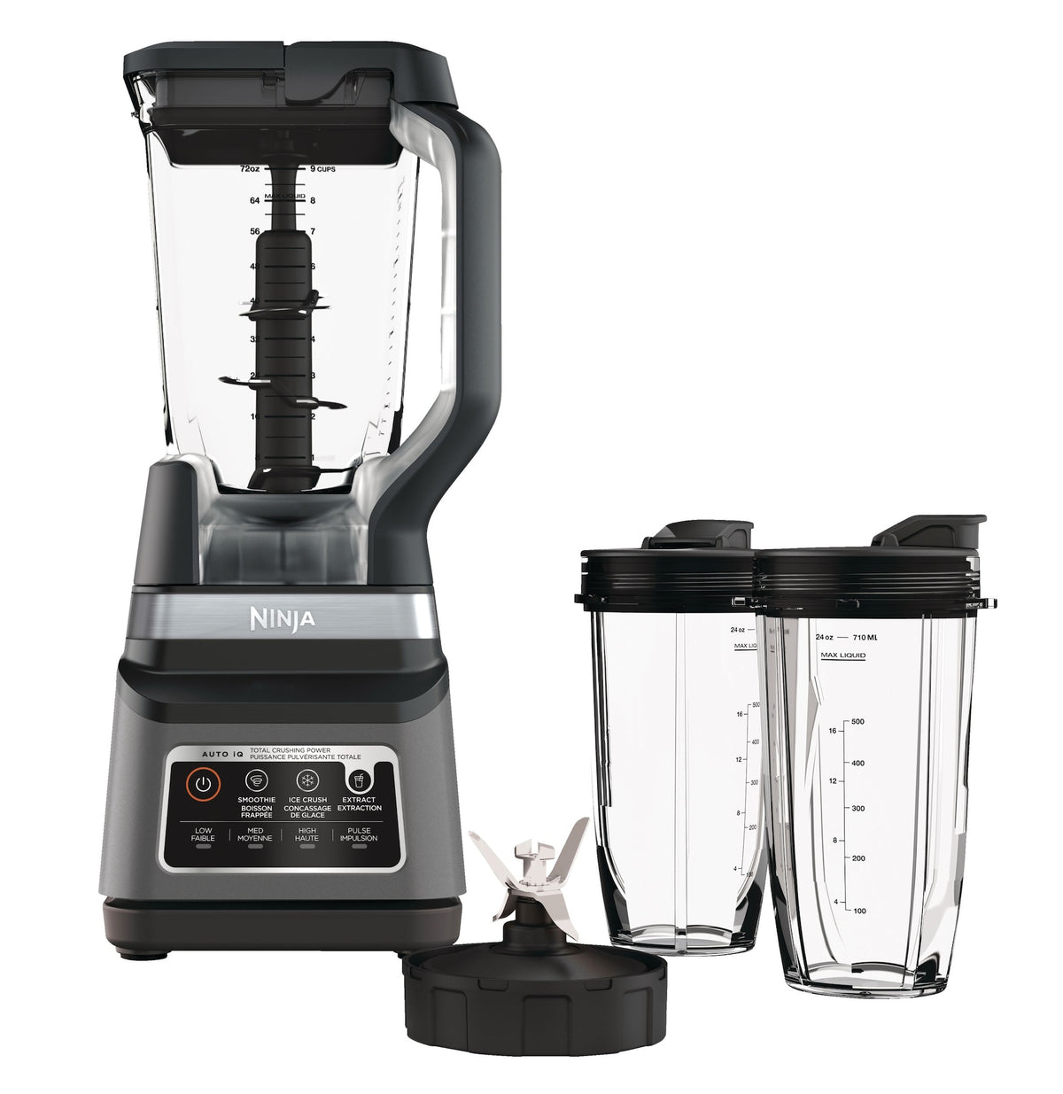 Ninja Professional Plus Blender DUO with 3 Pre-Set Auto IQ Programs, Stainless Steel, 1400W