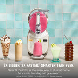 Ninja Slushi XL Slushie Machine with SlushAssist Technology, Crema, FS601CBR image 4