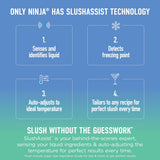 Ninja Slushi XL Slushie Machine with SlushAssist Technology, Crema, FS601CBR image 8