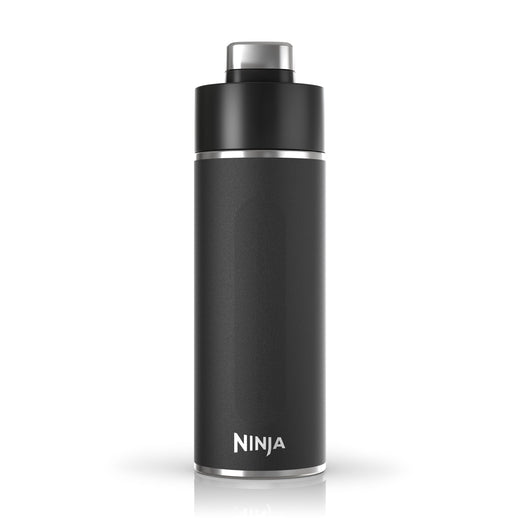 Ninja Thirsti Insulated Stainless Steel BPA-Free Travel Water Bottle with Chug Lid, for Sparkling & Still Water, Assorted Colours, 24-oz