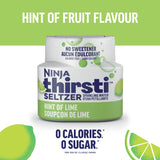 Ninja Thirsti SELTZER Lime Flavoured Water Drops image 4