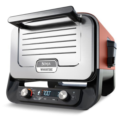 Ninja Woodfire 8-in-1 Electric Outdoor Oven for Pizza, Max Roast, Specialty Roast, Broil, Bake, Smoker, Dehydrate and Keep Warm, 105-700°F