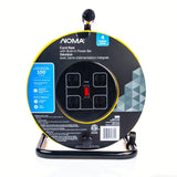 NOMA 100-ft Extension Cord Storage Reel with 4 Grounded Outlets and Circuit Breaker image 3