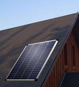 NOMA 100 Watt, 12V Crystalline Solar Panel Kit with Stand and Charge Controller image 2
