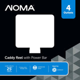 NOMA 25-ft 16/3 Extension Cord with Storage Reel, 4 Grounded Outlets and Circuit Breaker image 2