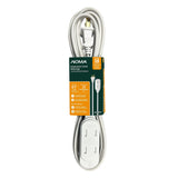 NOMA 2.5-m 13A 3-Outlet Light-Duty 16-Gauge White Outdoor Extension Cord
