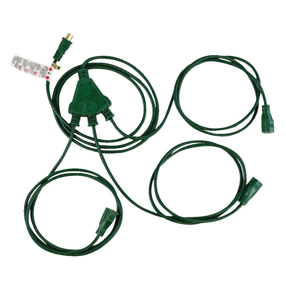 NOMA 28-ft Outdoor 3-Split Extension Cord
