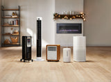 NOMA 3-Setting Cabinet Heater with Child Lock, Quartz and Radiant Heating, Wood Grain Finish image 6