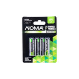 NOMA 300mAh Outdoor Solar Batteries – AA Ni-MH Rechargeable (4-Pack, 1.2V) image 2